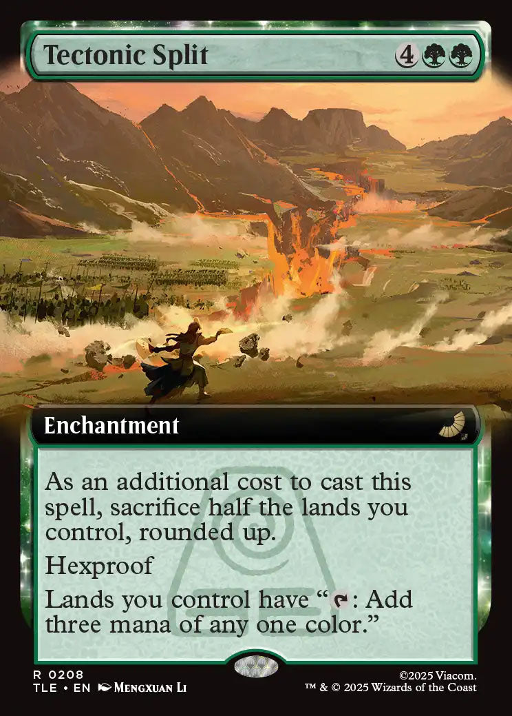 TLE 208 Tectonic Split (0208 - Extended Art) R