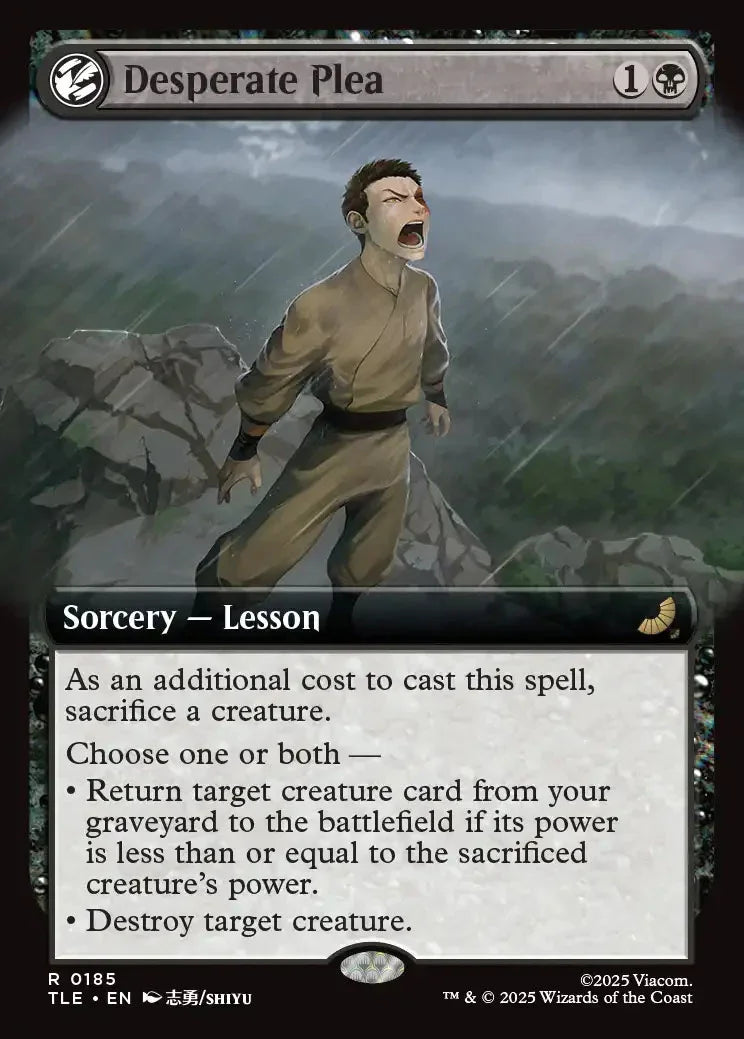 TLE 185 Desperate Plea (0185 - Extended Art) R