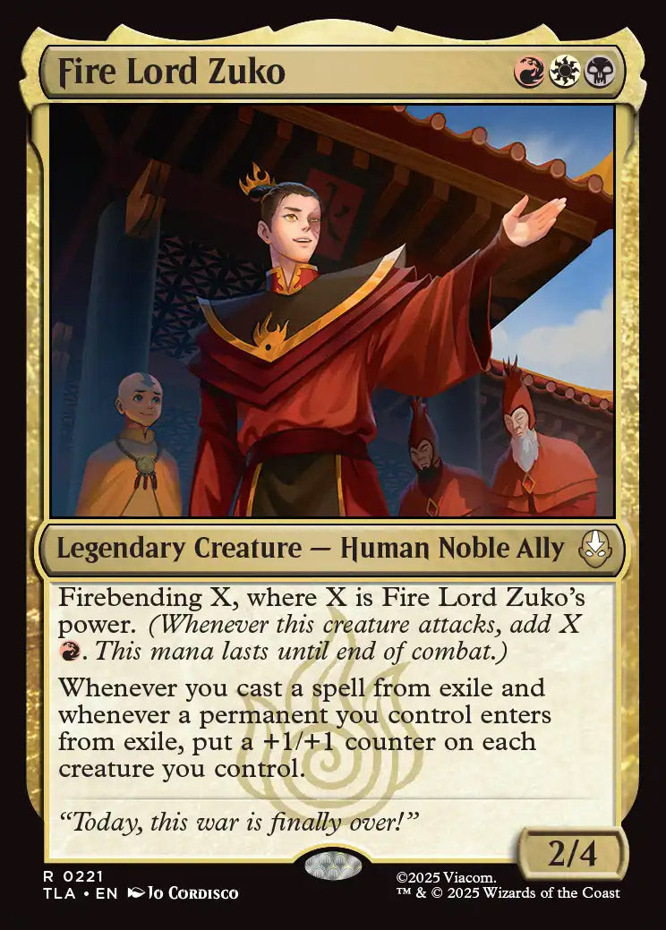 [Foil] TLA 221 Fire Lord Zuko R