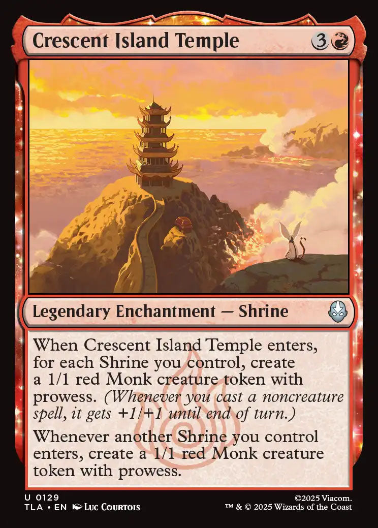 [Foil] TLA 129 Crescent Island Temple U