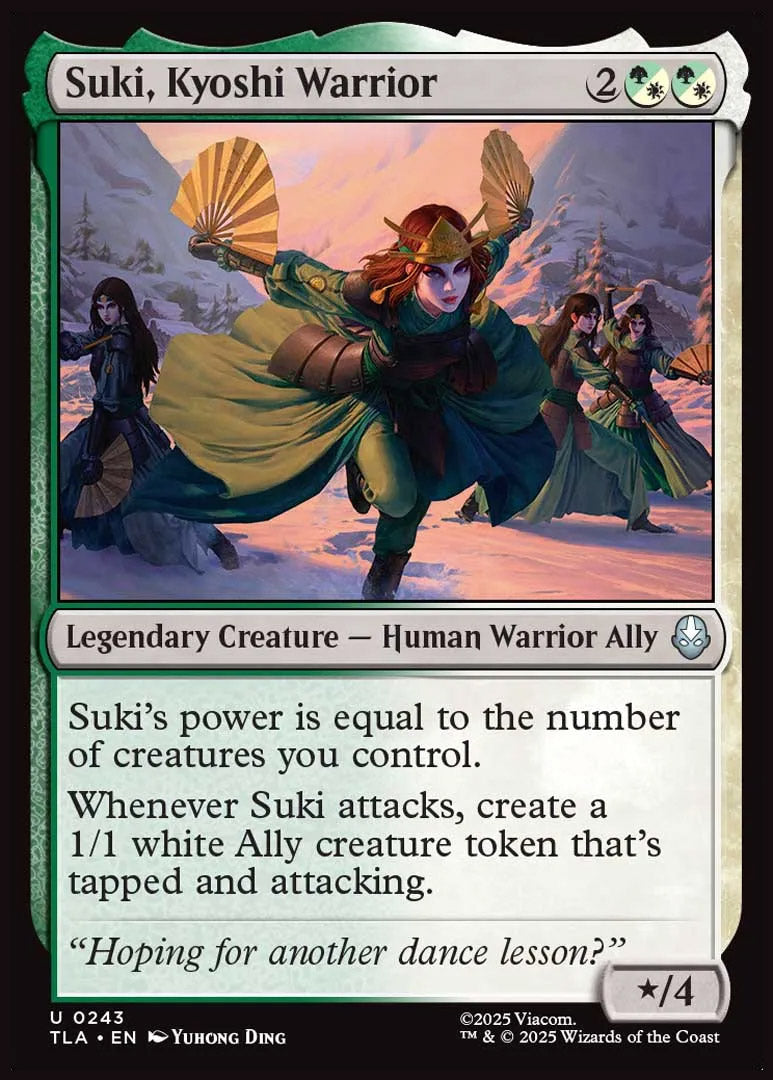 [Foil] TLA 243 Suki, Kyoshi Warrior U