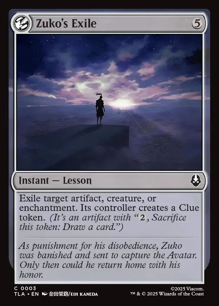 [Foil] TLA 003 Zuko's Exile C