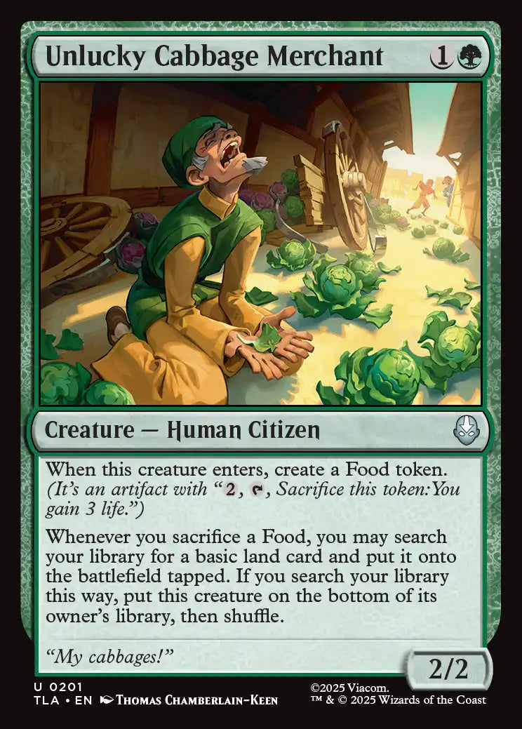 [Foil] TLA 201 Unlucky Cabbage Merchant U