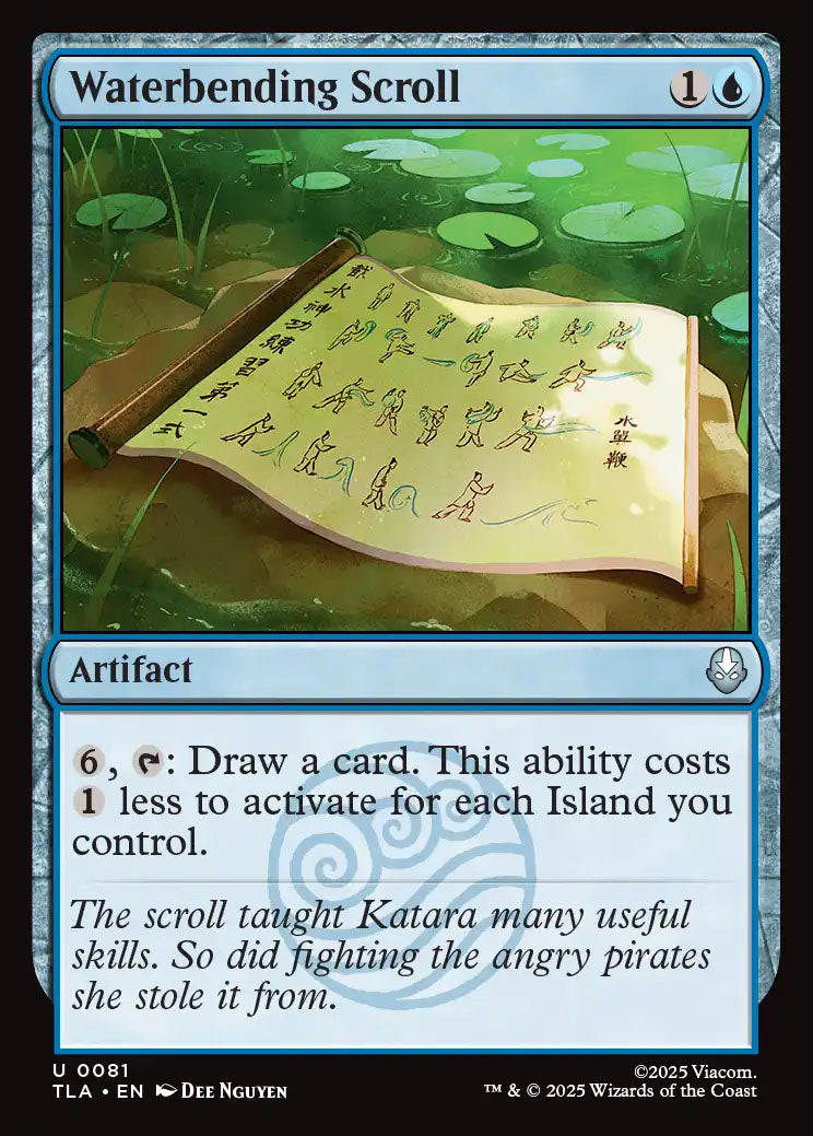 [Foil] TLA 081 Waterbending Scroll U
