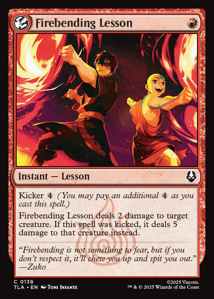 [Foil] TLA 138 Firebending Lesson C