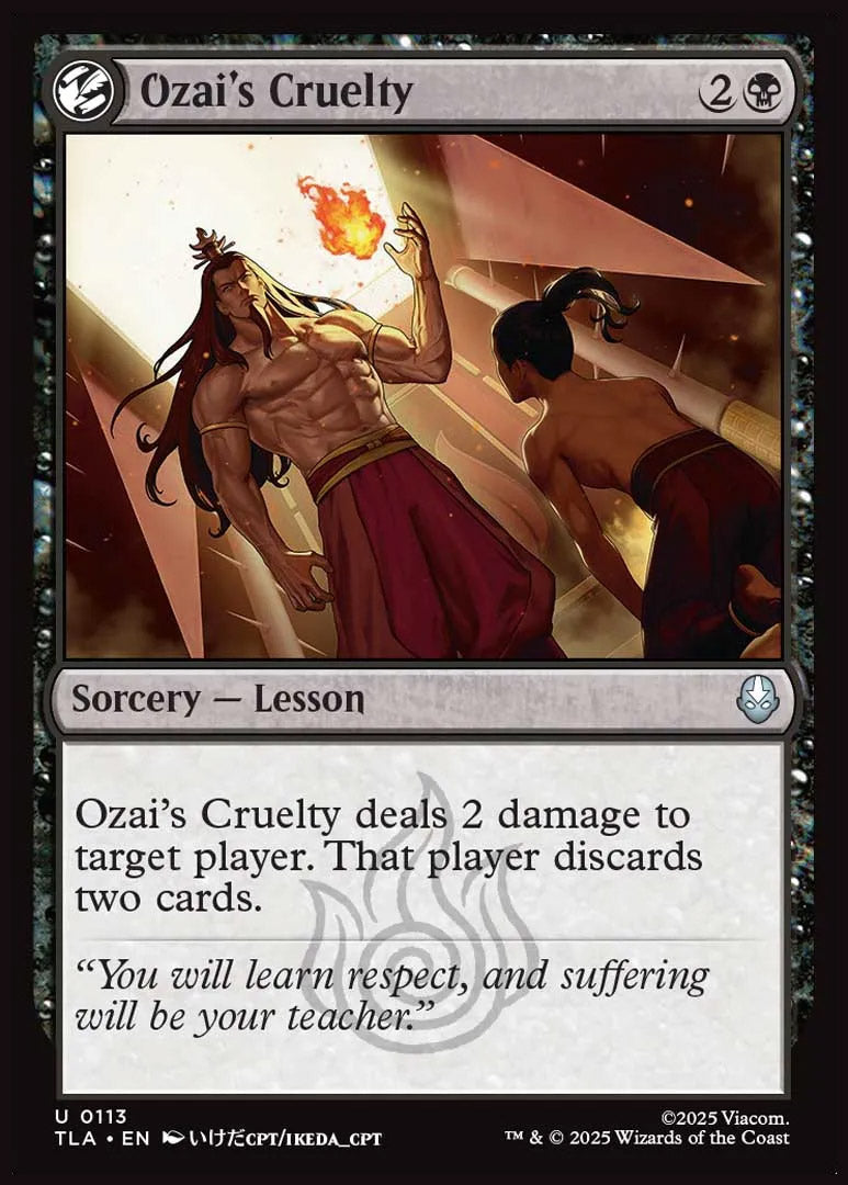 [Foil] TLA 113 Ozai's Cruelty U