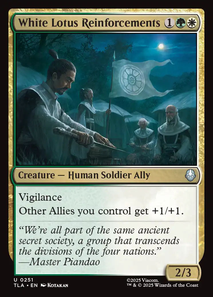 [Foil] TLA 251 White Lotus Reinforcements U