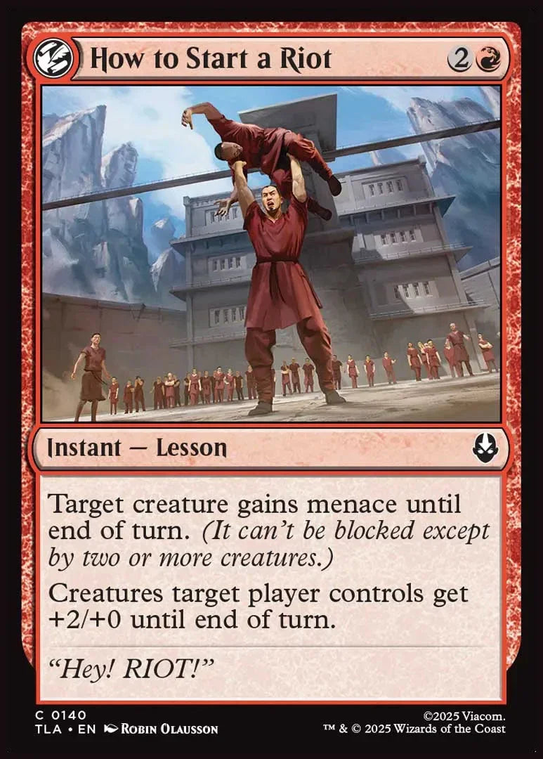 [Foil] TLA 140 How to Start a Riot C