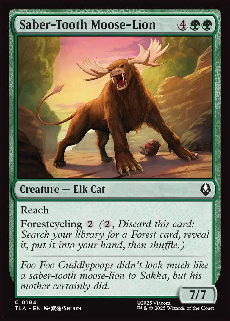 [Foil] TLA 194 Saber-Tooth Moose-Lion C