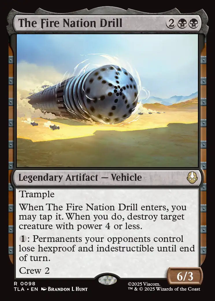 [Foil] TLA 098 The Fire Nation Drill R