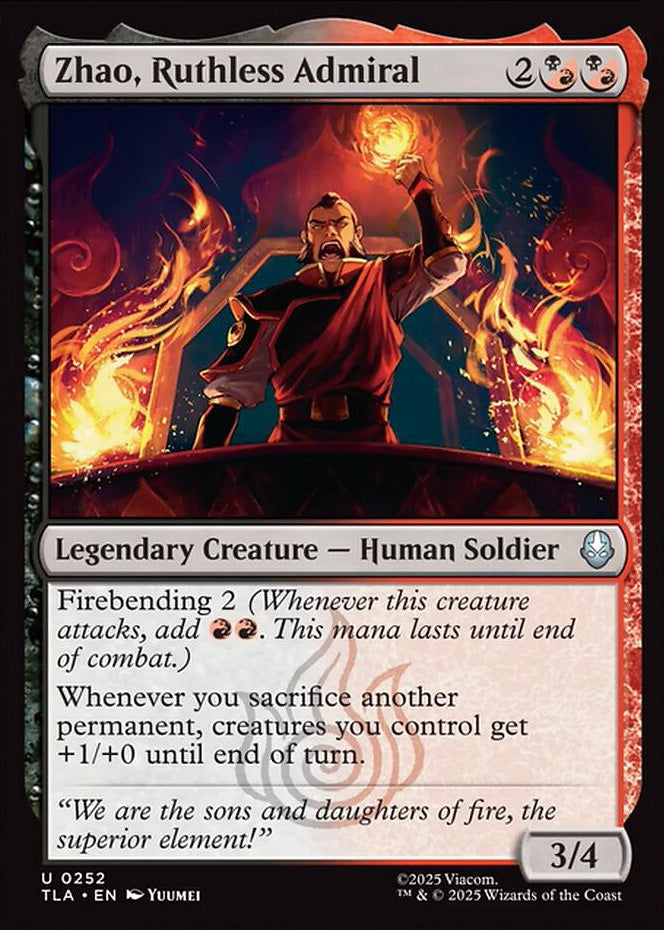 [Foil] TLA 252 Zhao, Ruthless Admiral U