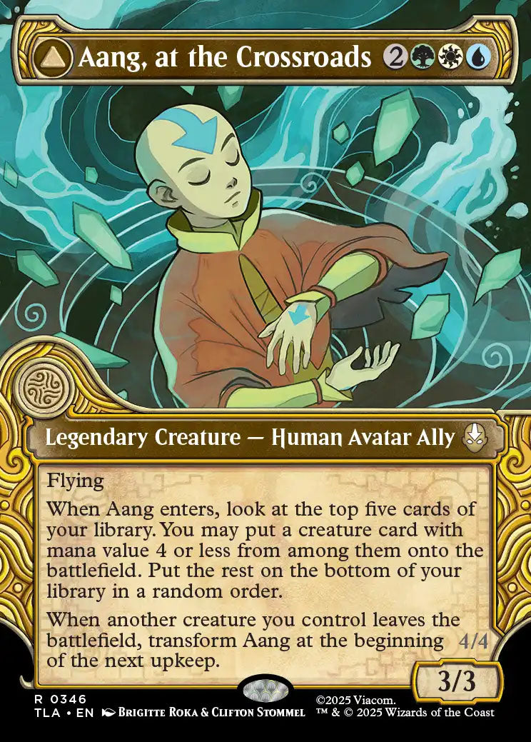 [Foil] TLA 346 Aang, at the Crossroads (0346 - Showcase) R
