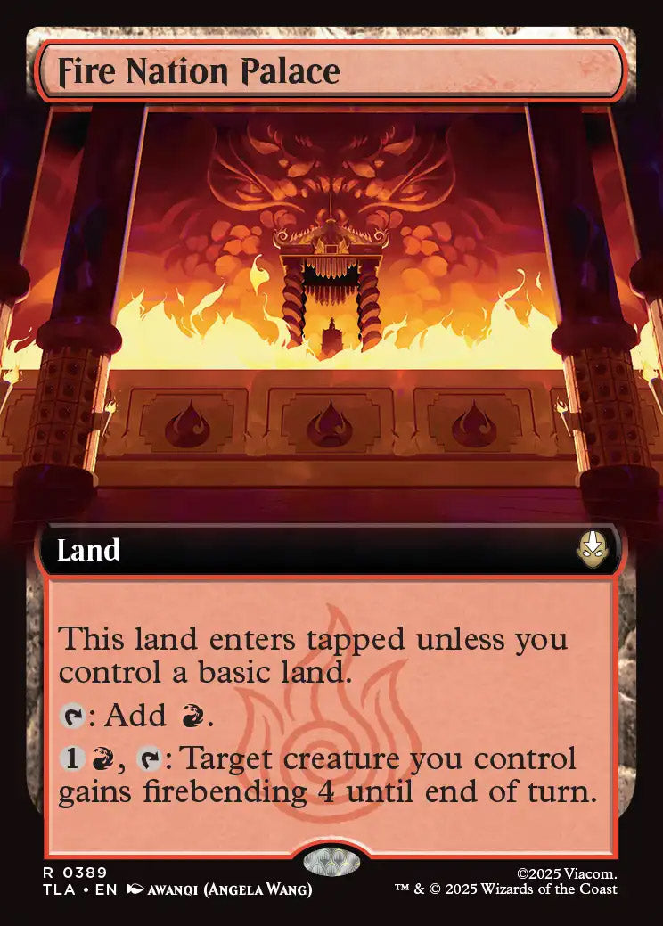 [Foil] TLA 389 Fire Nation Palace (0389 - Extended Art) R