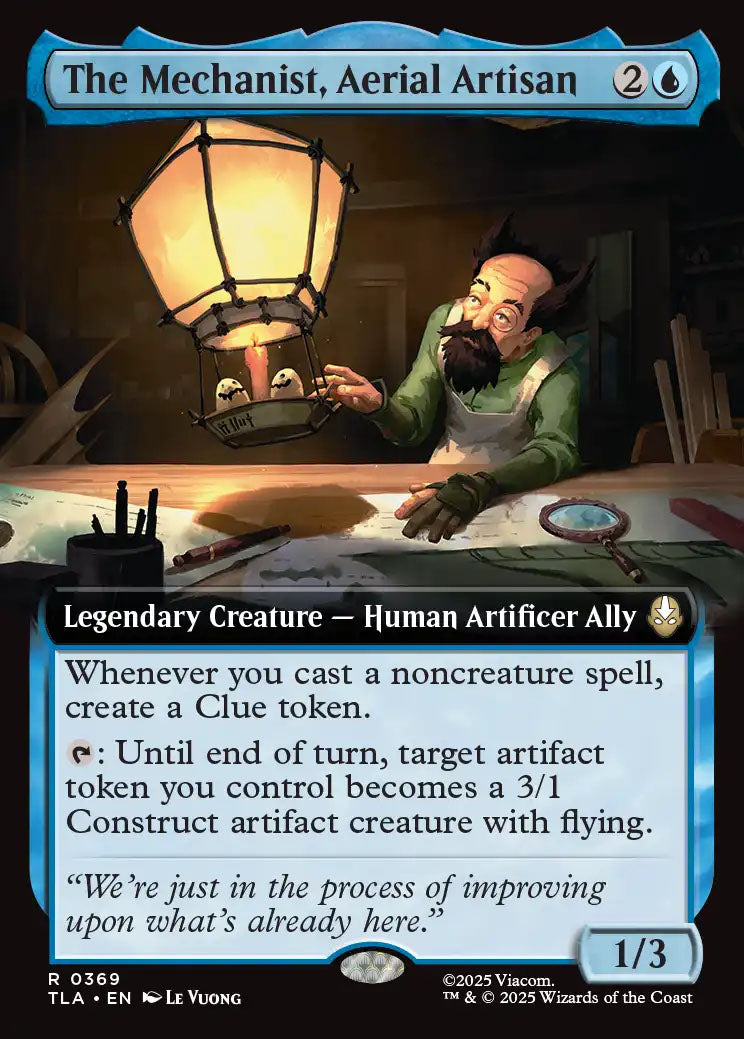 [Foil] TLA 369 The Mechanist, Aerial Artisan (0369 - Extended Art) R