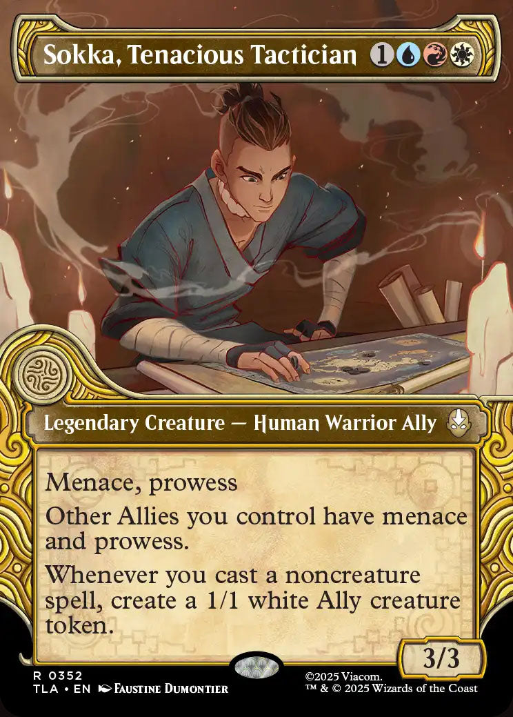 [Foil] TLA 352 Sokka, Tenacious Tactician (0352 - Showcase) R