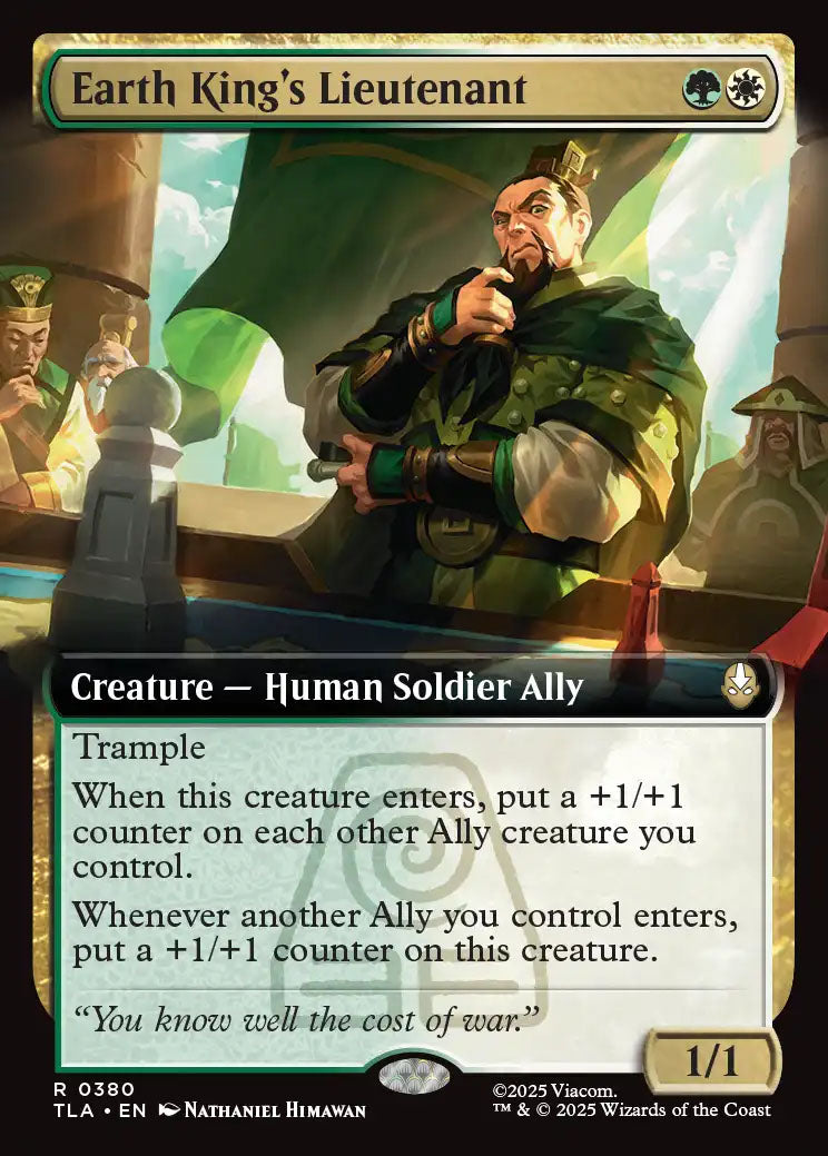 [Foil] TLA 380 Earth King's Lieutenant (0380 - Extended Art) R