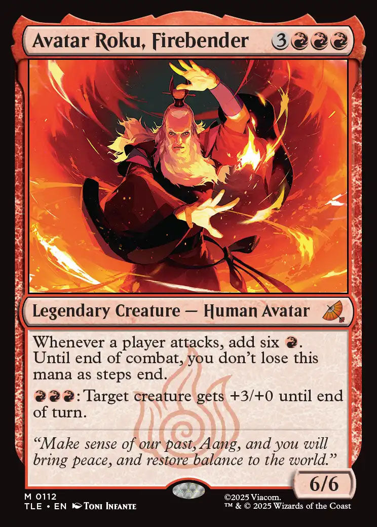 [Foil] TLE 112 Avatar Roku, Firebender M