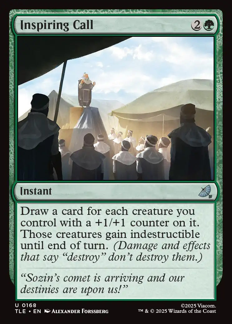 [Foil] TLE 168 Inspiring Call U