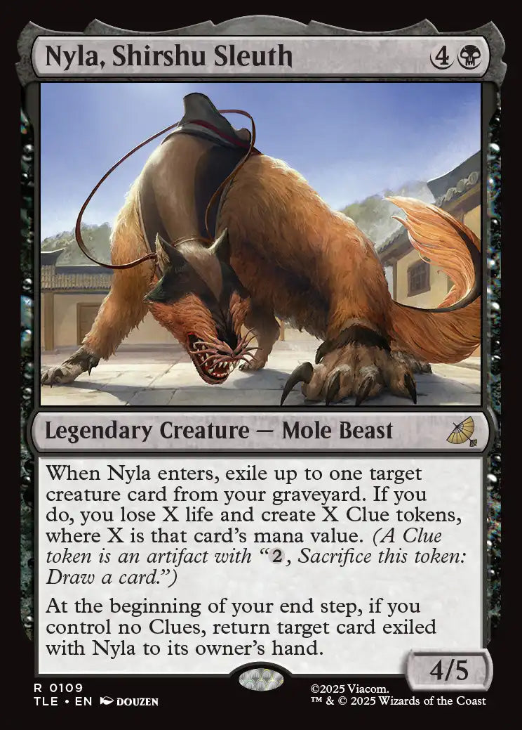 [Foil] TLE 109 Nyla, Shirshu Sleuth R