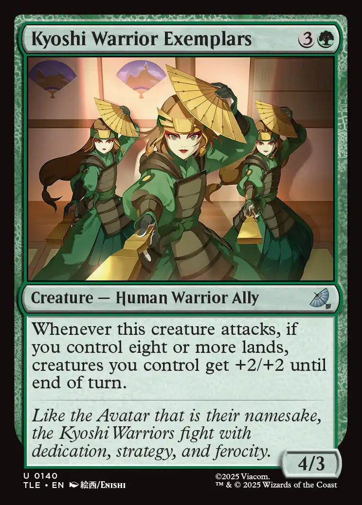 [Foil] TLE 140 Kyoshi Warrior Exemplars U