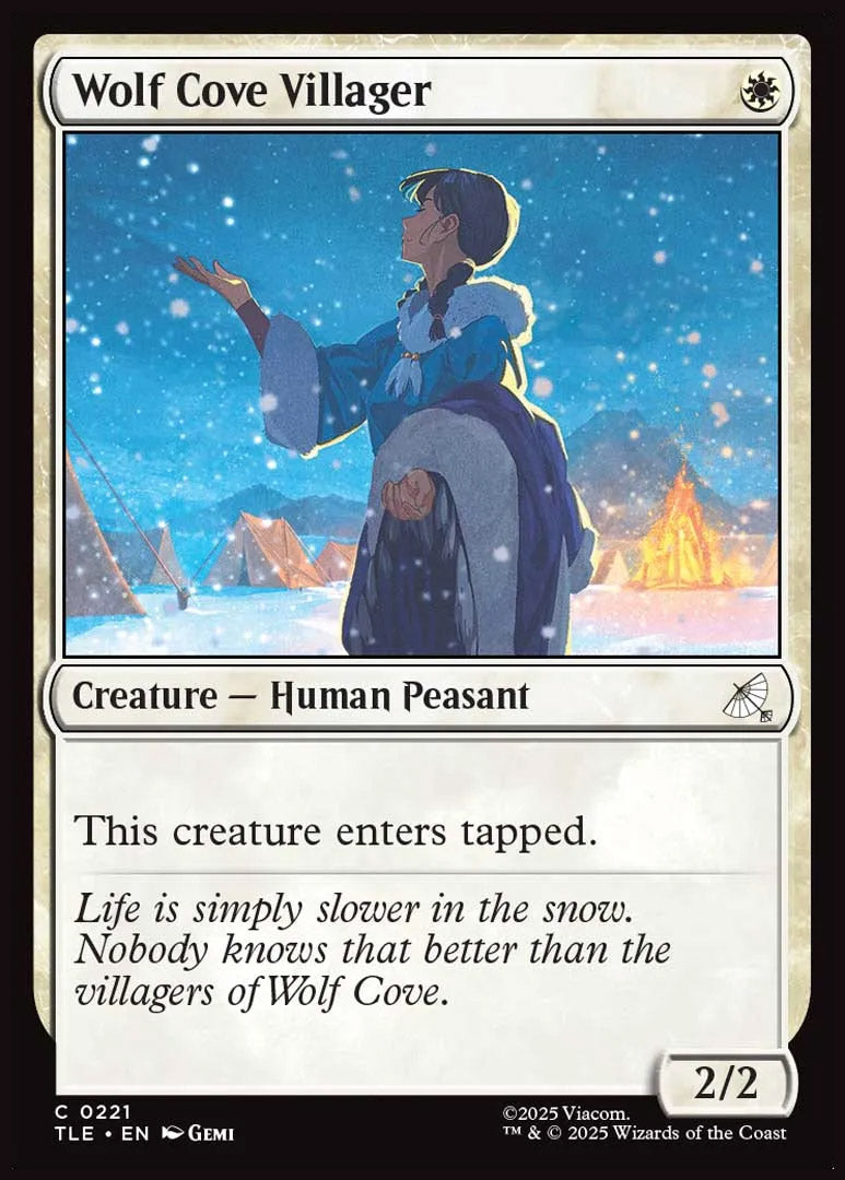 [Foil] TLE 221 Wolf Cove Villager C