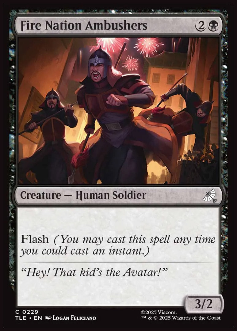[Foil] TLE 229 Fire Nation Ambushers C