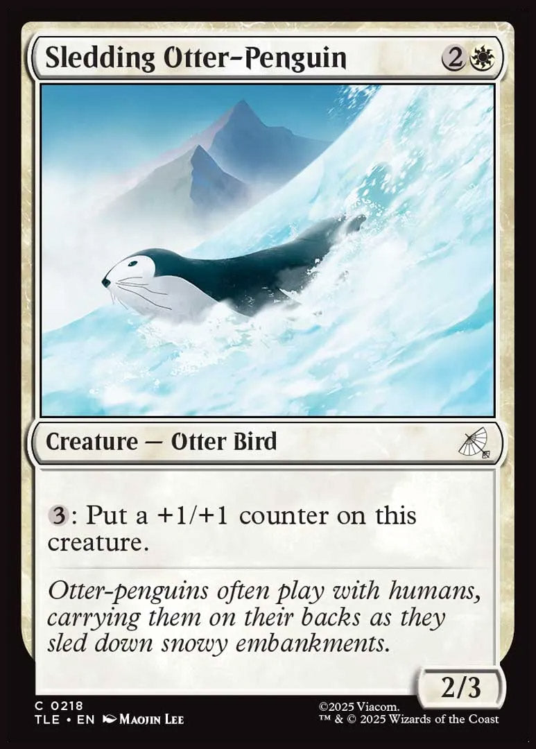 [Foil] TLE 218 Sledding Otter-Penguin C
