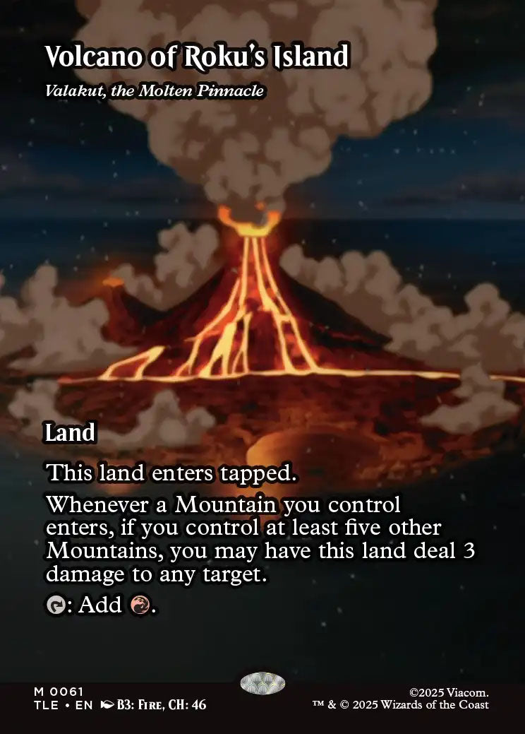 [Foil] TLE 061 Valakut, the Molten Pinnacle (Volcano of Roku's Island) M