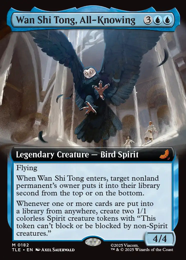 [Foil] TLE 182 Wan Shi Tong, All-Knowing (0182 - Extended Art) M