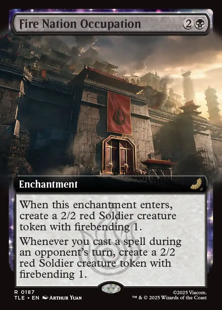 [Foil] TLE 187 Fire Nation Occupation (0187 - Extended Art) R