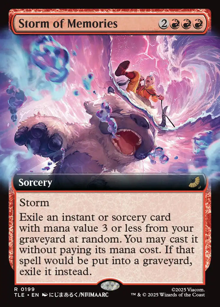 [Foil] TLE 199 Storm of Memories (0199 - Extended Art) R