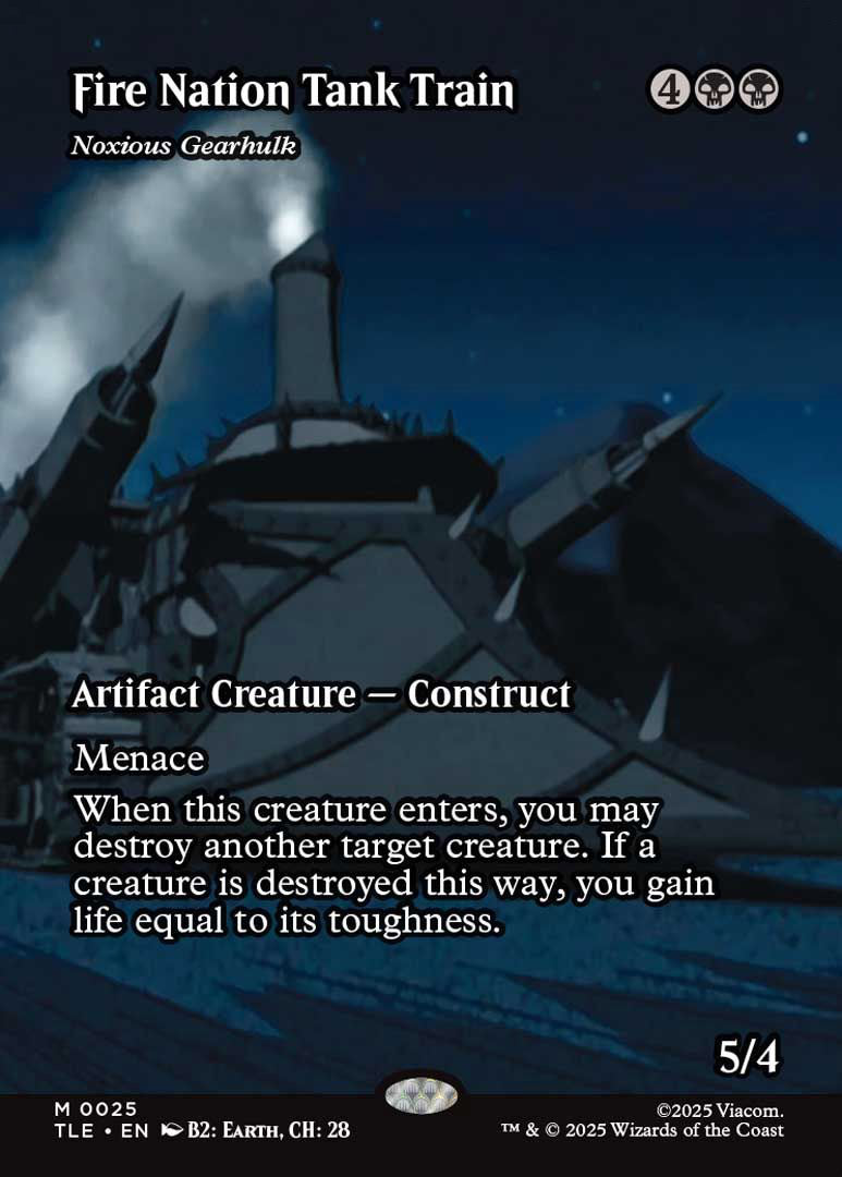 [Foil] TLE 025 Noxious Gearhulk (Fire Nation Tank Train) M