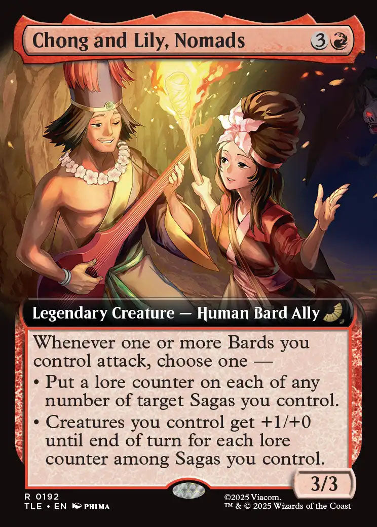[Foil] TLE 192 Chong and Lily, Nomads (0192 - Extended Art) R