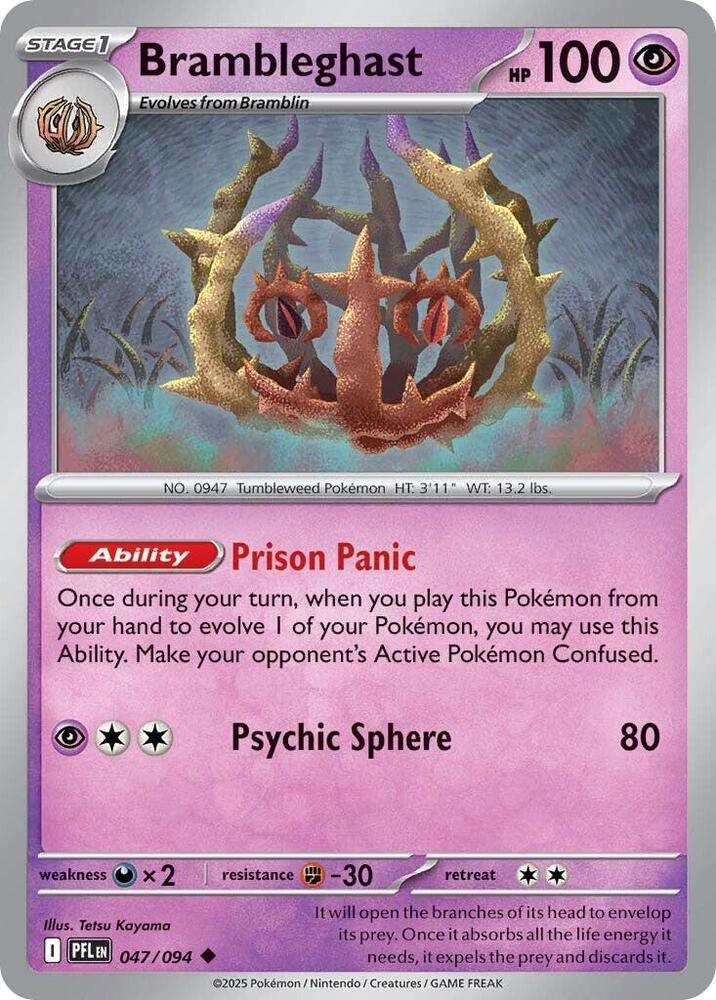 [Reverse Holo] PFL 047/094 Brambleghast U