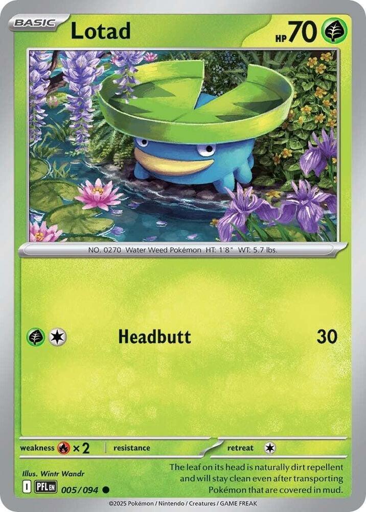 [Reverse Holo] PFL 005/094 Lotad C