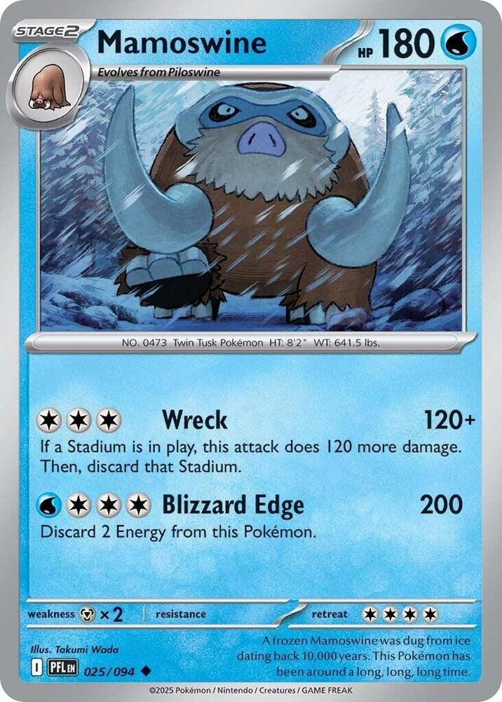 [Reverse Holo] PFL 025/094 Mamoswine U