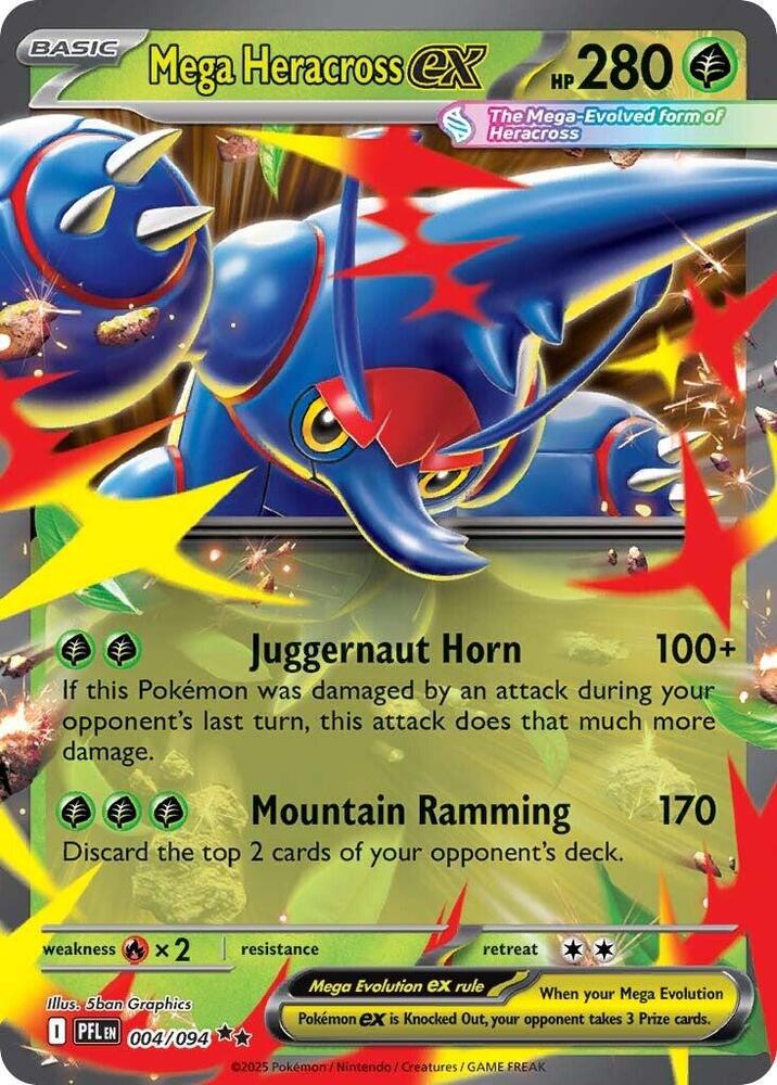 PFL 004/094 Mega Heracross ex RR
