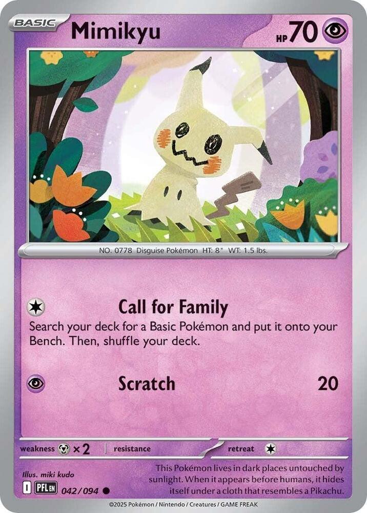 [Reverse Holo] PFL 042/094 Mimikyu C