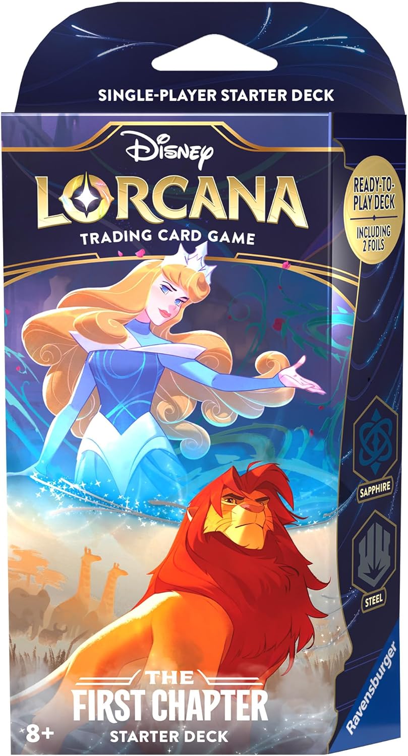 Disney Lorcana TCG (English Version) Set 1「The First Chapter」Single-Player Starter Deck - Sapphire & Steel