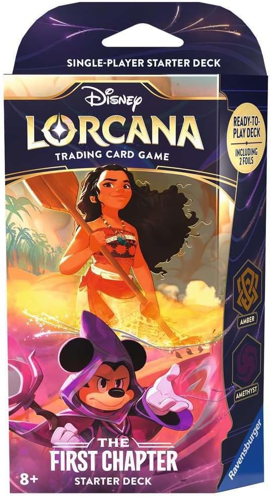 Disney Lorcana TCG (English Version) Set 1「The First Chapter」Single-Player Starter Deck - Amber & Amethyst