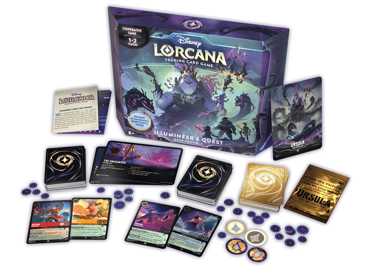 Disney Lorcana TCG (English Version)「Deep Trouble」Illumineer's Quest