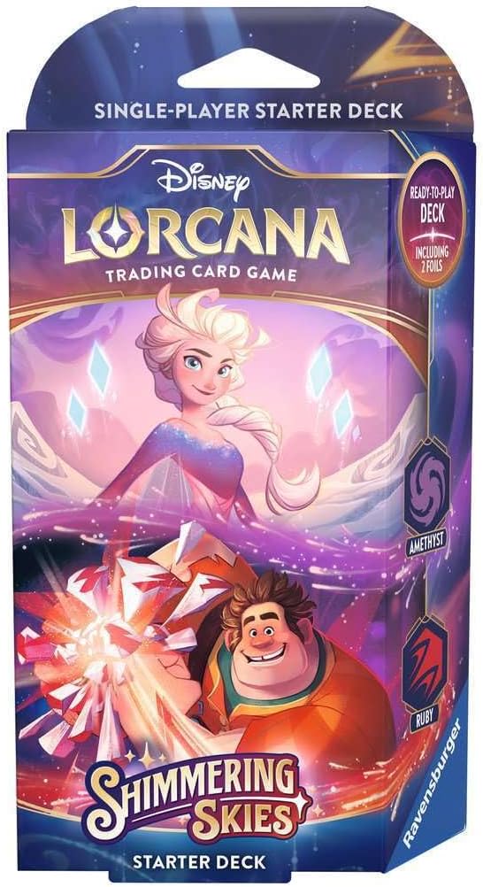 Disney Lorcana TCG (English Version) Set 5「Shimmering Skies」Single-Player Starter Deck - Amethyst & Ruby