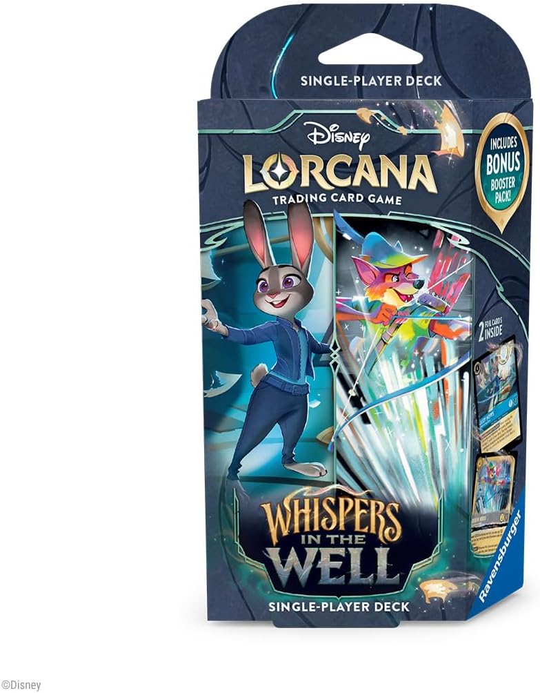 Disney Lorcana TCG (English Version) Set 10「Whispers in the Well」Single-Player Starter Deck - Sapphire & Steel