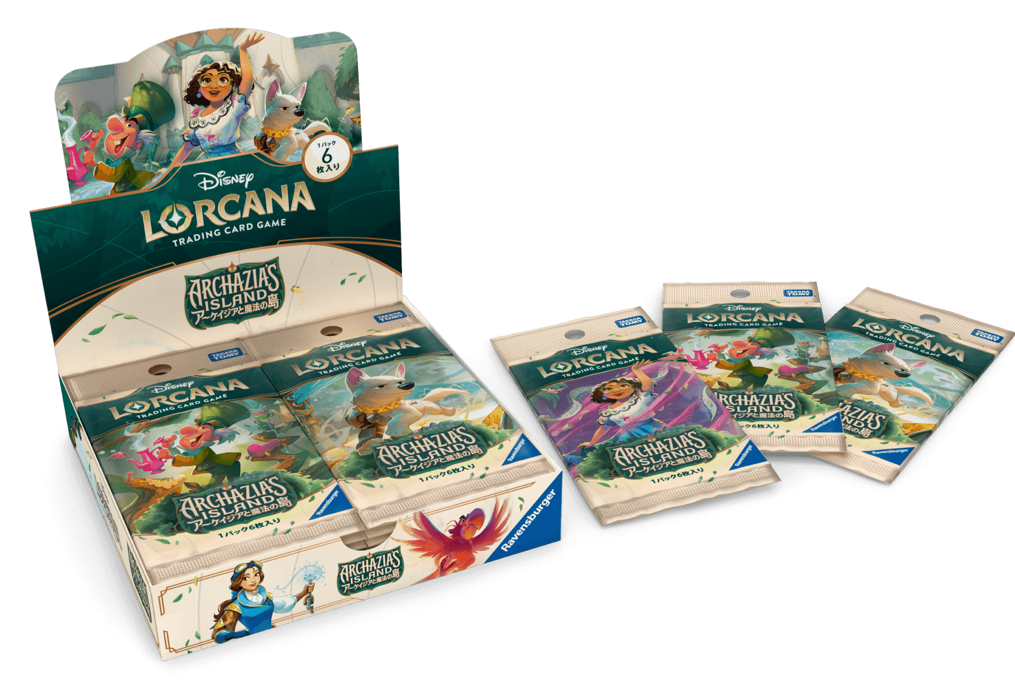 Disney Lorcana TCG 日版 Set 7「アーケイジアと魔法の島」原盒
