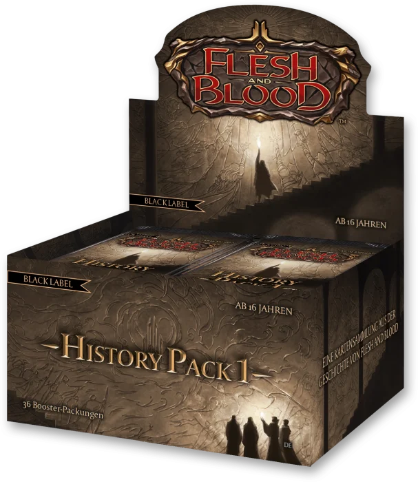 Flesh and Blood「History Pack 1」Black Label Booster Display