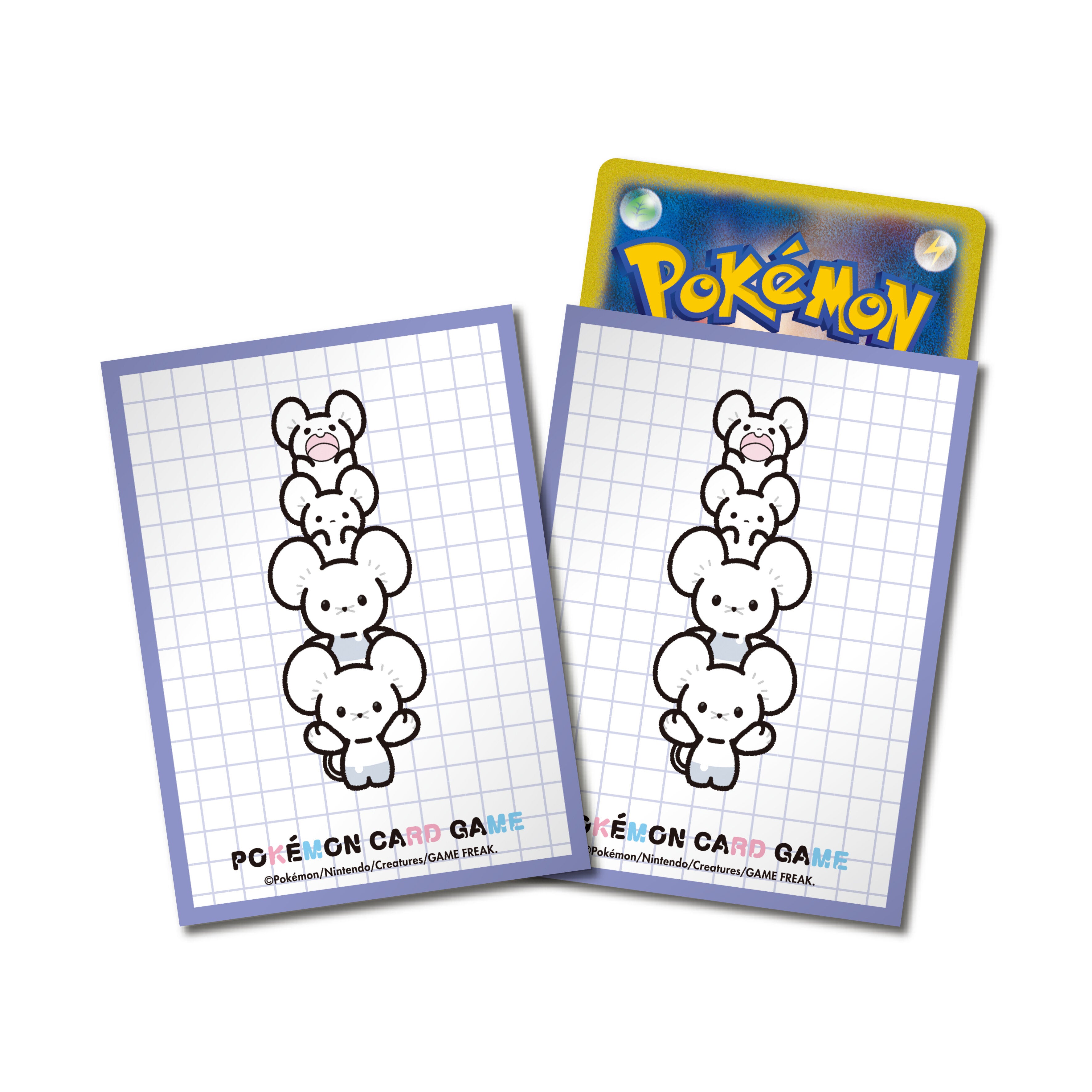 Pokemon デッキシールド イッカネズミ【パープル】 卡套