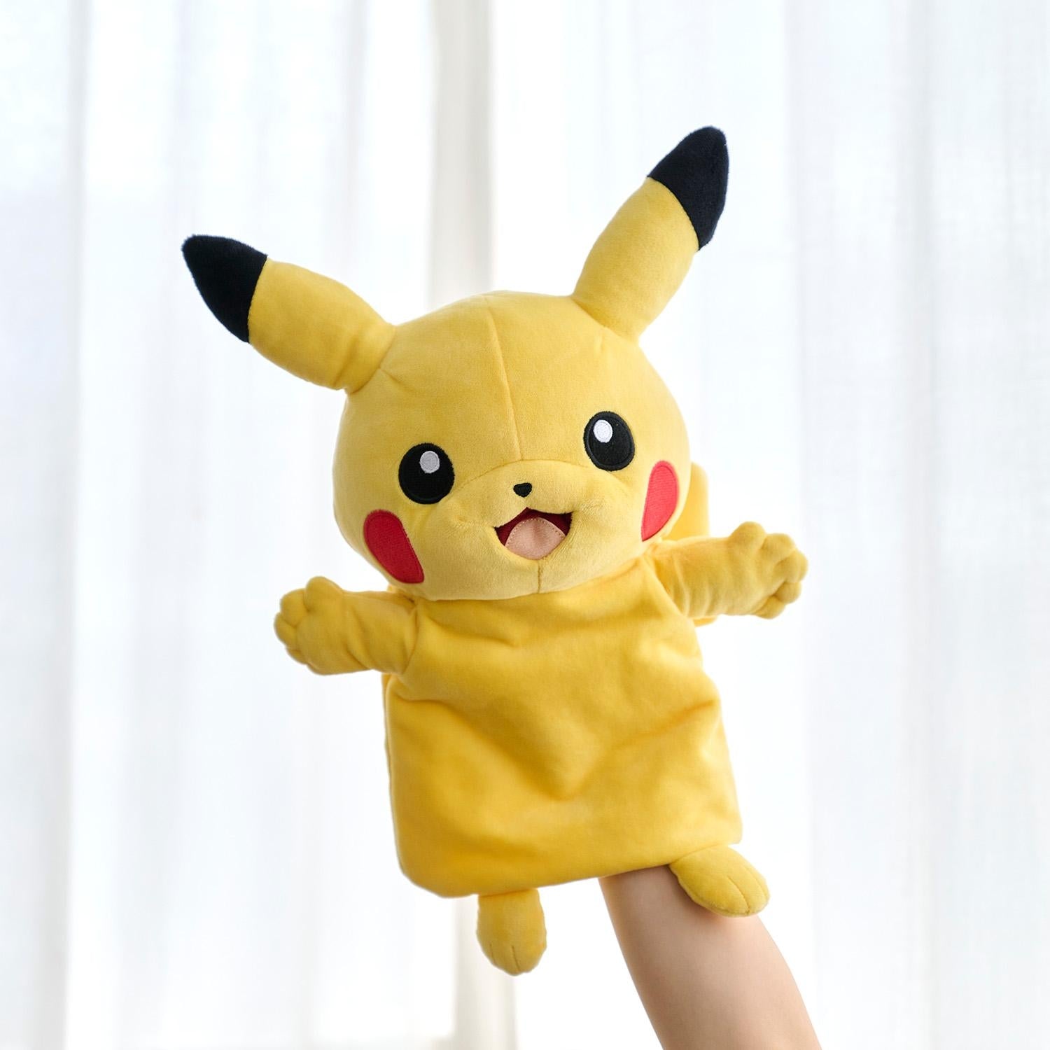Pokemon パペットぬいぐるみ パペモン ピカチュウ 毛公仔