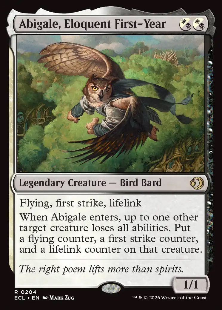 ECL 204 Abigale, Eloquent First-Year R