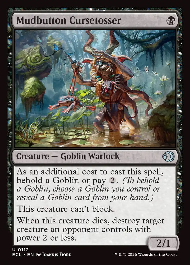 ECL 112 Mudbutton Cursetosser U