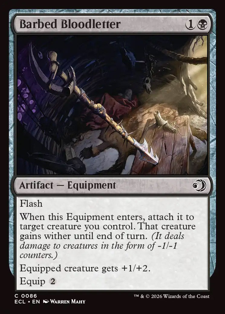 ECL 086 Barbed Bloodletter C